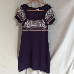 Red Camel Sweater Dress ~ Size L